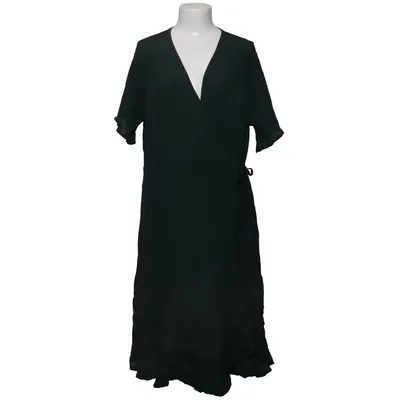 Wrap dress (Green) from Aprico Viscose