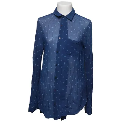 Bluse (Blå, Hvid) fra FGL Viscose