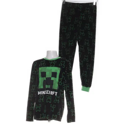 Pyjamas (Svart, Grön) från Minecraft Polyester
