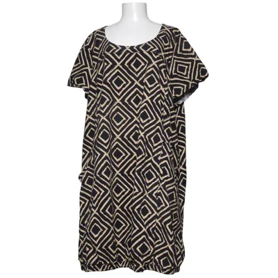 Tunic (Black, Beige) from Zizzi Cotton