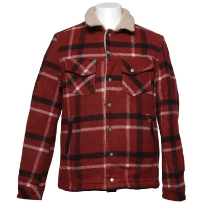 Skjortejakke (Rød, Sort, Hvid) fra Nudie Jeans Akryl, Polyamid, Polyester, Uld