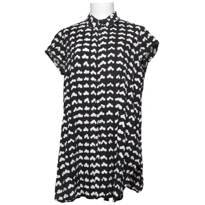 Robe chemise (Noir, Blanc) de Marimekko Coton