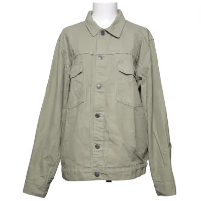 Jeansjacka (Grön) från Pull & Bear Bomull