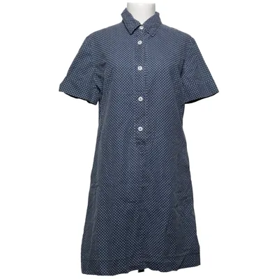 Robe chemise (Bleu, Blanc) de Polly Jo Coton