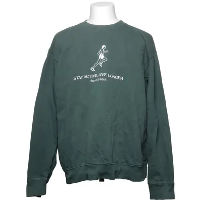 Sweatshirt (Vert) de Sporty & Rich Coton