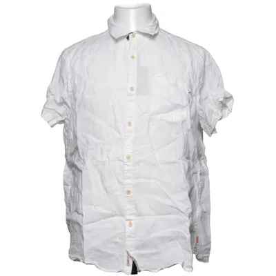 Chemise à manches courtes (Blanc) de Scotch & Soda Coton, Lin