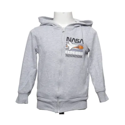 Capuchon sweater (Grijs) van Nasa Katoen, Polyester