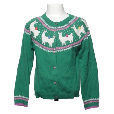 Cardigan (Grøn, Hvid, Pink, Flerfarvet) fra Mini Boden Bomuld, Polyamid, Uld