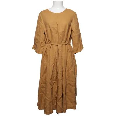 Robe (Marron, Jaune, Or) de Linenfox Lin