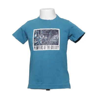 T-shirt (Blauw) van Engelbert Strauss Katoen, Elastaan