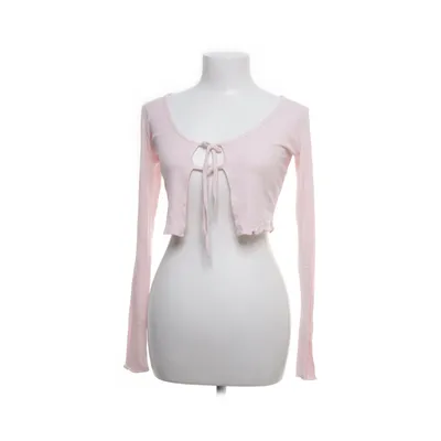 Crop top (Pink) from Missy Empire Elastane, Viscose