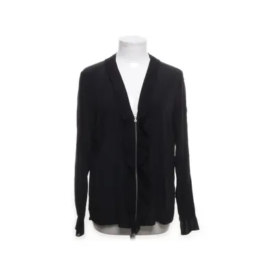 Blouse portefeuille (Noir) de Sandro Polyester, Soie