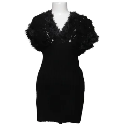 Dress (Black) from Fashion Elle Acrylic, Mohair, Polyester, Wool