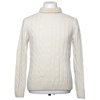 Turtleneck (White) from Daniele Fiesoli Merino wool