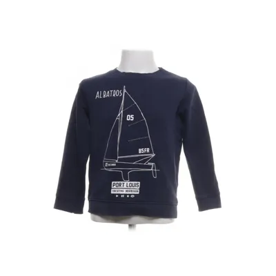 Sweatshirt (Blauw) van Vertbaudet Katoen, Polyester