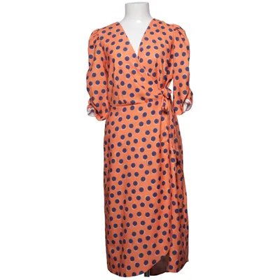 Robe portefeuille (Orange, Bleu) de Closet London Polyester