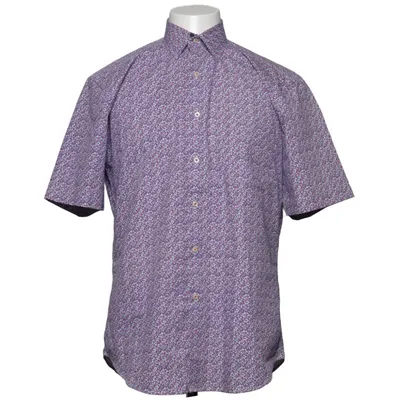 Chemise à manches courtes (Bleu, Rouge, Blanc) de Seven Seas Coton, Polyester