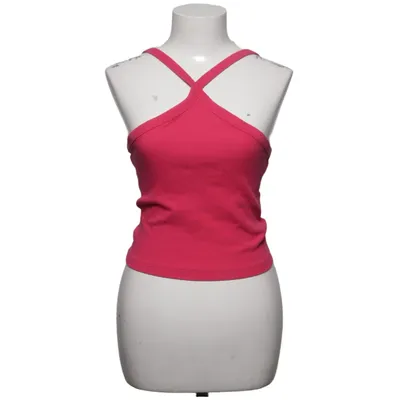 Crop top (Röd) från Gina Tricot Bomull, Elastan