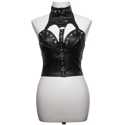 Top (Black) from Phaze Polyester, Polyurethane