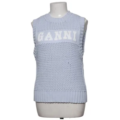 Slipover (Blue) from Ganni Organic cotton, Polyamide