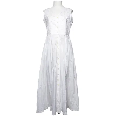 Robe longue (Blanc) de Kushi Coton