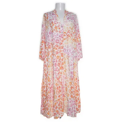 Maxi jurk (Oranje, Wit, Meerkleurig) van Made in italy
