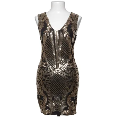 Robe de cocktail (Noir, Or) de Parisian Élasthane, Polyester