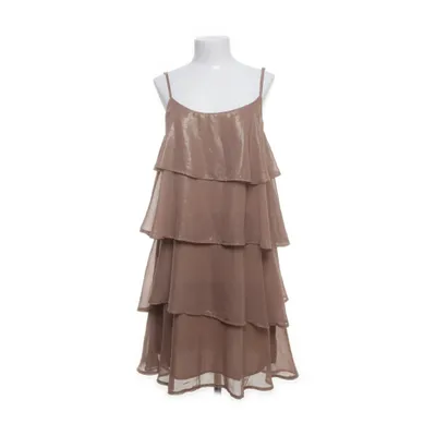 Dress (Beige, Gold) from BSB Collection Polyester