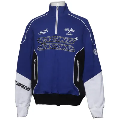 Pull-over (Bleu, Noir, Blanc) de Yourturn Polyester, Coton recyclé