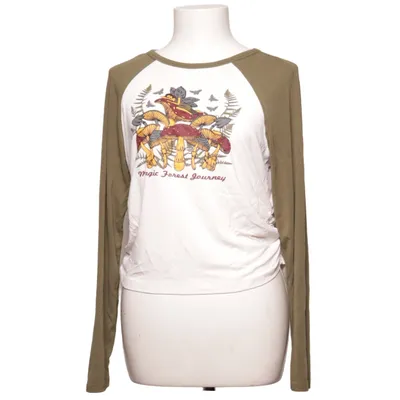 Lange mouwen shirt (Wit, Groen, Meerkleurig) van Cider