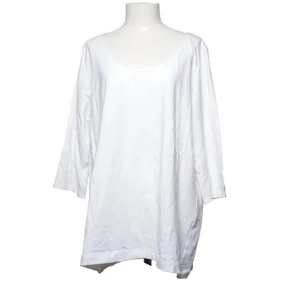 Langærmet t-shirt (Hvid) fra More Bomuld, Elastan