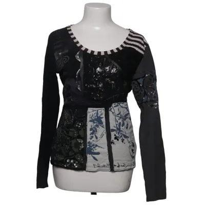 T-shirt à manches longues (Noir, Gris, Multicolore) de Pianura Studio Coton, Élasthane, Polyester, Viscose