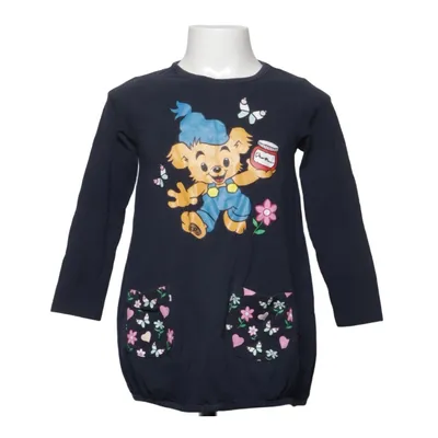 Klänning (Blå, Flerfärgad) från Bamse by Lindex Bomull, Elastan