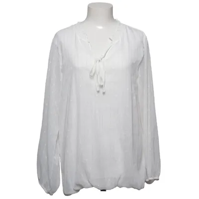 Blouse (Wit) van Creme Fraiche Elastaan, Polyester, Viscose