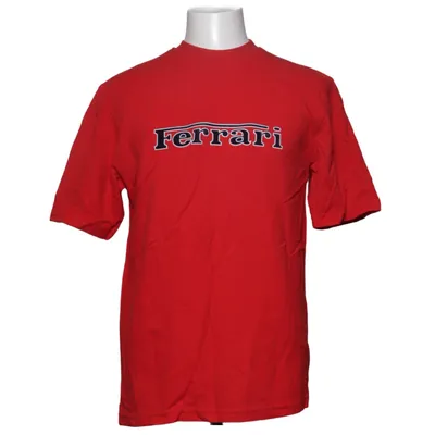 T-shirt (Rood) van Ferrari Katoen