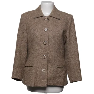Blazer (Brown) from Guy Laroche Wool, Silk