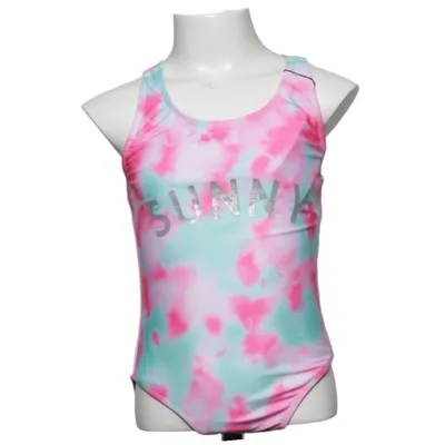 Badeanzug (Pink, Grün, Mehrfarbig) von Y.F.K Elasthan, Polyester