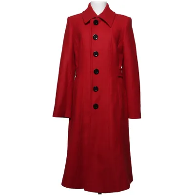 Coat (Red) from Erich Fend Acetate, Wool