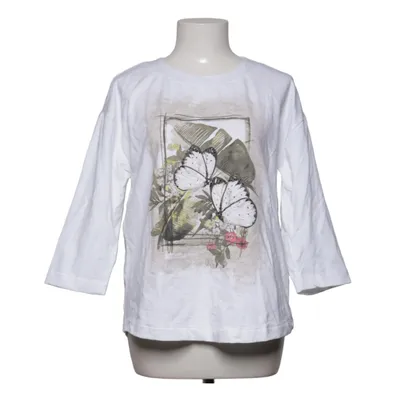 Langærmet t-shirt (Hvid) fra Olsen Bomuld, Elastan