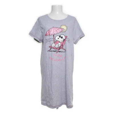 Nattlinne (Grå, Flerfärgad) från Peanuts Bomull, Polyester