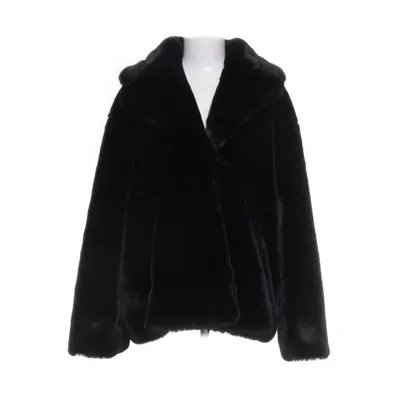 Winter jacket (Black) from Anine Bing Polyester, Faux fur