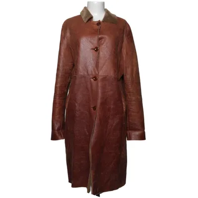Shearling jacket (Brown) from Leather Sound Leather