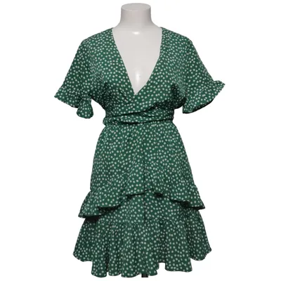 Dress (Green, White) from Holly Polyester, Viscose