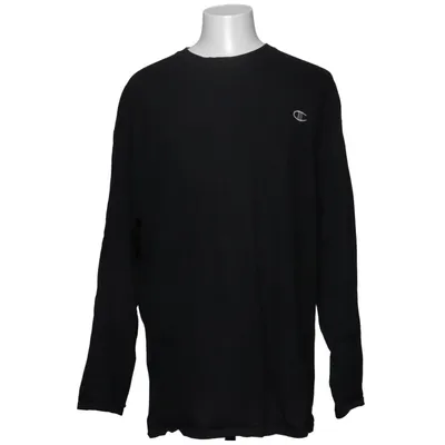 Lange mouwen shirt (Zwart) van Champion Katoen
