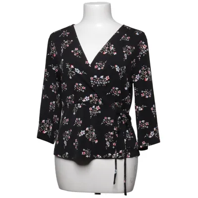 Wrap blouse (Black, Multicolored) from Flash Woman Elastane, Polyester