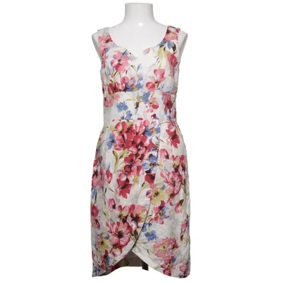 Dress (White, Multicolored) from Bialcon Cotton
