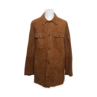 Läderjacka (Brun) från Gino Ginero Skinn