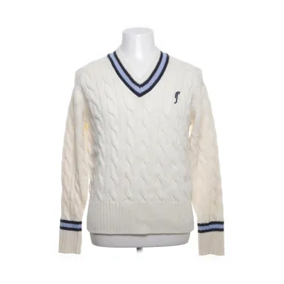 Pullover (Vit, Blå) från RS Sports Akryl, Polyester, Ull