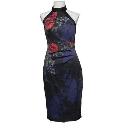 Robe (Bleu, Multicolore) de Karen Millen Acétate, Élasthane, Polyamide