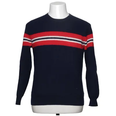 Sweater (Blue, Red, White) from Soft Goat Cashmere, Wool